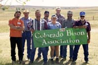 Marlene (VP) with the Colo. Bison Assoc. board.